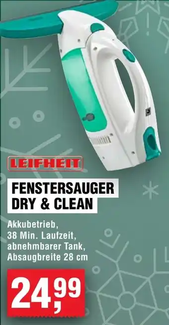 Handelshof Leifheit fenstersauger dry & clean Angebot