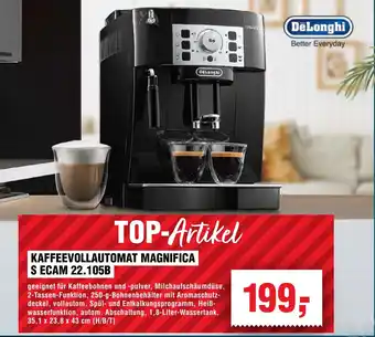 Handelshof Delonghi kaffeevollautomat magnifica secam 22.105B Angebot