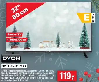 Handelshof DVON 32" LED-TV 32 VX Angebot
