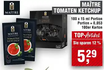 Handelshof Maitre tomaten ketchup Angebot