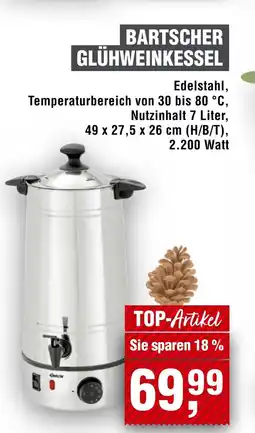 Handelshof Bartscher glühweinkessel Angebot