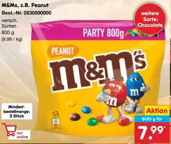 Netto Marken-Discount M&Ms, z.B. Peanut Angebot