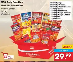 Netto Marken-Discount XOX Party Snackbox Angebot