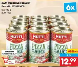 Netto Marken-Discount Mutti Pizzasauce gewürzt Angebot