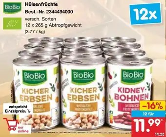 Netto Marken-Discount Biobio Hülsenfrüchte Angebot