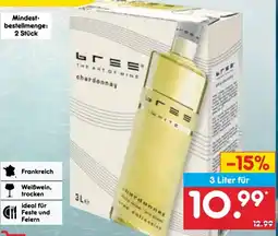 Netto Marken-Discount Bree Bag-in-Box, z.B. Chardonnay Angebot