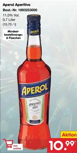 Netto Marken-Discount Aperol Aperitivo Angebot