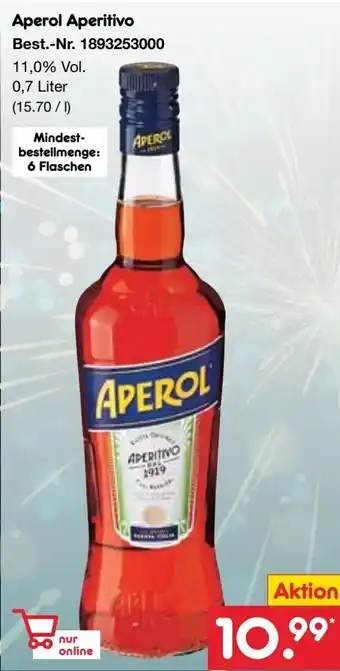 Netto Marken-Discount Aperol Aperitivo Angebot
