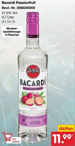 Netto Marken-Discount Bacardi Passionfruit Angebot