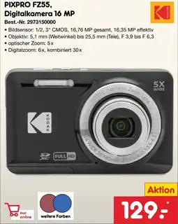 Netto Marken-Discount PIXPRO FZ55, Digitalkamera 16 MP KODAK Angebot