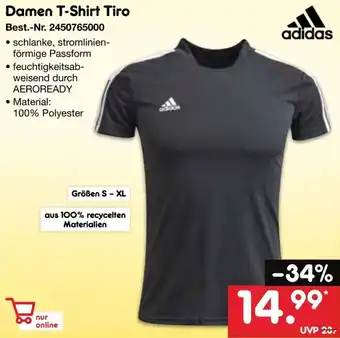 Netto Marken-Discount adidas Damen T-Shirt Tiro Angebot
