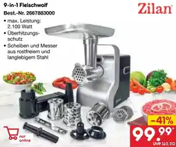 Netto Marken-Discount Zilan 9-in-1 Fleischwolf Angebot