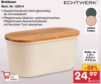 Netto Marken-Discount ECHTWERK Brotdosen Angebot