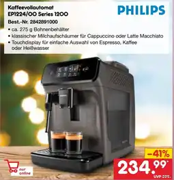 Netto Marken-Discount PHILIPS Kaffeevollautomat EP1224/00 Series 1200 Angebot