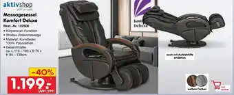Netto Marken-Discount aktivshop Massagesessel Komfort Deluxe Angebot