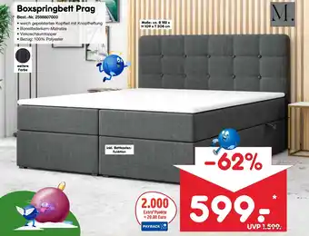 Netto Marken-Discount Boxspringbett Prag Angebot