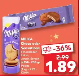 Kaufland MILKA Choco oder Sensations Angebot