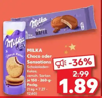 Kaufland MILKA Choco oder Sensations Angebot