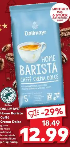 Kaufland DALLMAYR Home Barista Caffè Crema Dolce Angebot