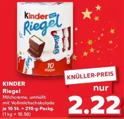 Kaufland KINDER Riegel Angebot