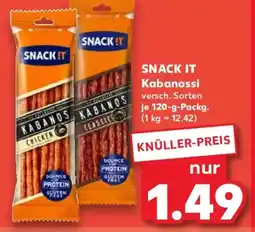Kaufland SNACK IT Kabanossi Angebot