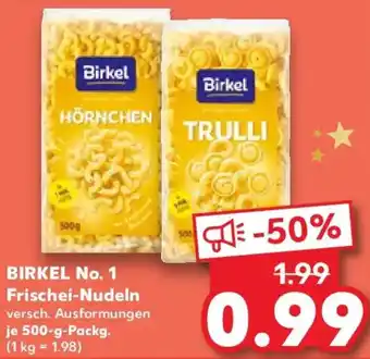 Kaufland BIRKEL No. 1 Frischei-Nudeln Angebot