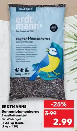 Kaufland ERDTMANNS Sonnenblumenkerne Angebot