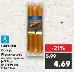 Kaufland GMYREK Curry- Fleischwurst Angebot