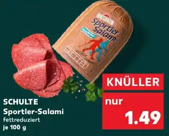 Kaufland SCHULTE Sportler-Salami Angebot