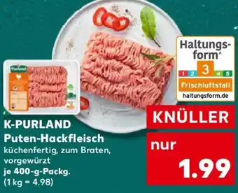 Kaufland K-PURLAND Puten-Hackfleisch Angebot