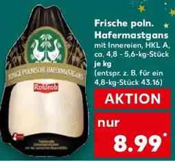 Kaufland Frische poln. Hafermastgans Angebot