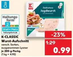 Kaufland K-CLASSIC Wurst-Aufschnitt Angebot