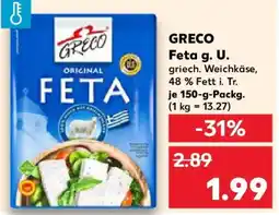 Kaufland GRECO Feta g. U. Angebot