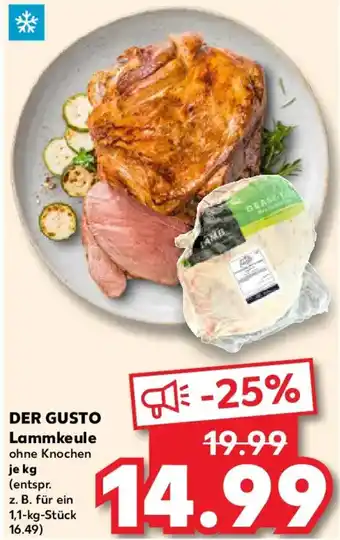 Kaufland DER GUSTO Lammkeule Angebot