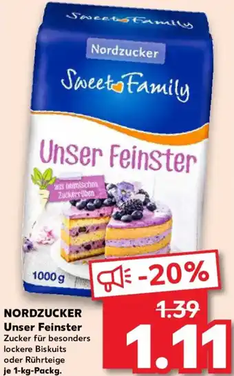 Kaufland NORDZUCKER Unser Feinster Angebot
