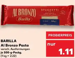 Kaufland BARILLA Al Bronzo Pasta Angebot