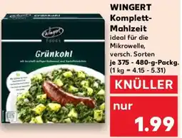 Kaufland WINGERT Komplett- Mahlzeit Angebot