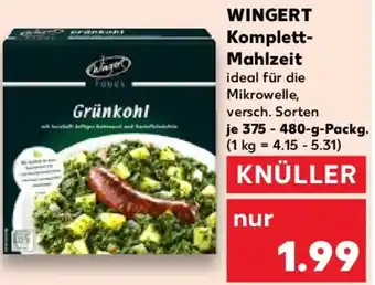 Kaufland WINGERT Komplett- Mahlzeit Angebot
