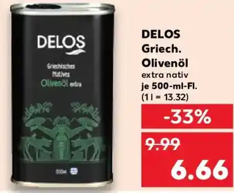 Kaufland DELOS Griech. Olivenöl Angebot