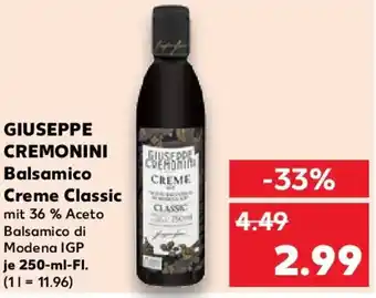 Kaufland GIUSEPPE CREMONINI Balsamico Creme Classic Angebot