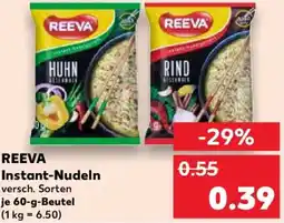 Kaufland REEVA Instant-Nudeln Angebot