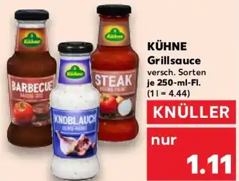 Kaufland KÜHNE Grillsauce Angebot