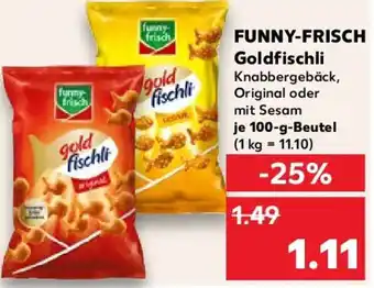 Kaufland FUNNY-FRISCH Goldfischli Angebot