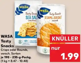 Kaufland WASA Tasty Snacks Angebot