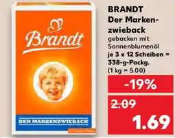Kaufland BRANDT Der Marken- zwieback Angebot