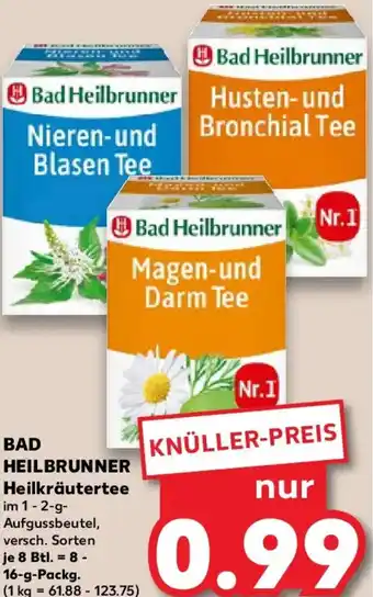 Kaufland BAD HEILBRUNNER Heilkräutertee Angebot