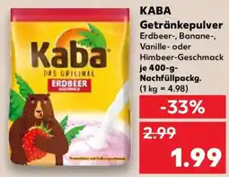 Kaufland KABA Getränkepulver Angebot
