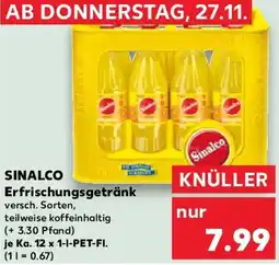 Kaufland SINALCO Erfrischungsgetränk Angebot