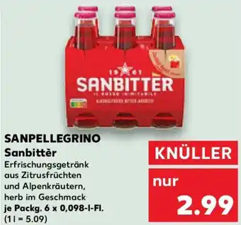 Kaufland SANPELLEGRINO Sanbittèr Angebot