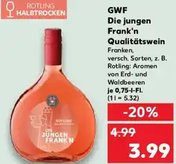 Kaufland GWF Die jungen Frank'n Qualitätswein Angebot